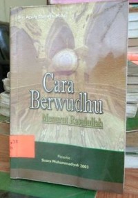 Cara berwudhu menurut Rasulullah