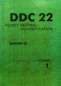 Dewey decimal classification edition 22 Vol 1,2,3,4