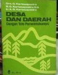 Desa  dan daerah  dengan tata pemerintahannya