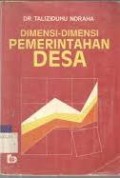 Dimensi-dimensi pemerintahan desa