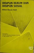 Disiplin hukum dan disiplin sosial (bahan bacaan awal)