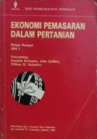 Ekonomi pemasaran dalam pertanian