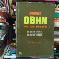 Empat GBHN 1973-1988