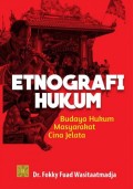 Etnografi hukum : budaya hukum masyarakat cina jelata