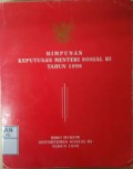 Himpunan Keputusan Menteri Sosial RI Tahun 1989