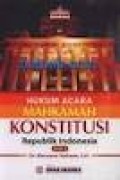 Hukum acara mahkamah konstitusi Republik Indonesia