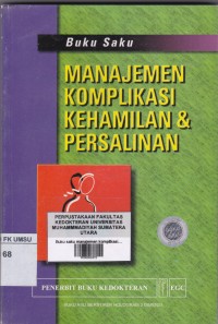 Buku saku Manajemen Komplikasi kehamilan & persalinan