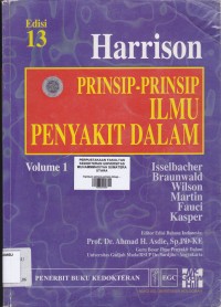 Harrison ; Prinsip-prinsip ilmu penyakit dalam Vol.1