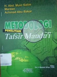 Metodologi Penelitian Tafsir Maudu'i