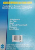 Kesehatan Reproduksi dan Otonomi Daerah : Pembelajaran Tetantang Penyusunan Kebijakan dan Perencanaan Program