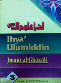 Ihya' Ulumiddin Vol. 2,3,5,6,7,9