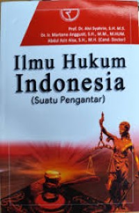 Ilmu Hukum Indonesia: Suatu Pengantar