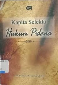 Kapita Selekta Hukum Pidana