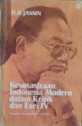 Kesusastraan indonesia modern dalam kritik dan esei IV