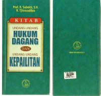 Kitab Undang-undang hukum dagang dan undang-undang kepailitan