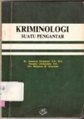 Kriminologi Suatu Pengantar