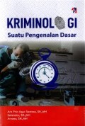 Kriminologi Suatu Pengenalan Dasar