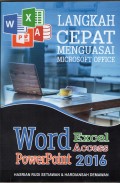 Langkah cepat menguasai microsoft office