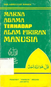 Makna agama terhadap alam fikiran manusia