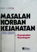 Masalah  korban kejahatan: kumpulan karangan