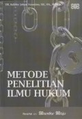 Metode Penelitian Ilmu Hukum