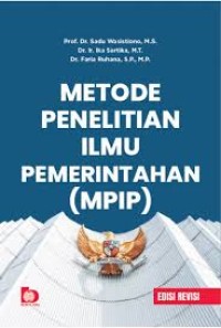 Metode Penelitian Ilmu Pemerintahan (MPIP)