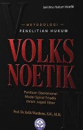 Metodoligi Penelitian Hukum Volks Noetik
