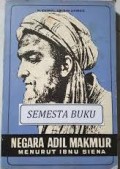 Negara adil makmur menurut Ibnu Sina