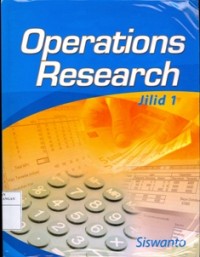 Operations research  jilid 1