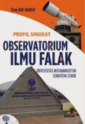 Profil singkat observatorium ilmu falak Universitas Muhammadiyah Sumatera Utara