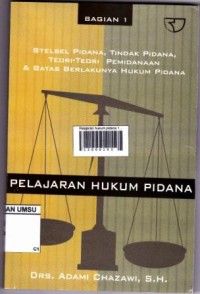 Pelajaran hukum pidana