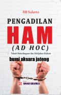 Pengadilan HAM (AD HOC); telaah kelembagaan dan kebijakan hukum