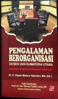 Pengalaman Berorganisasi : Dosen IAIN Sumatera Utara
