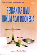 Pengantar Ilmu Hukum Adat Indonesia