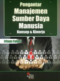 Pengantar manajemen sumber daya manusia : konsep & kinerja