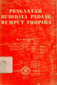 Pengantar budidaya padang rumput tropika