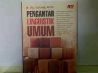 Pengantar linguistik umum