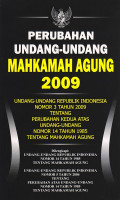 Perubahan undang-undang mahkamah agung 2009