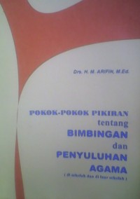 Pokok-pokok pikiran tentang bimbingan dan penyuluhan agama