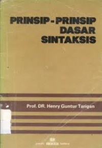 Prinsip-prinsip dasar sintaksis