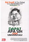 Dapat apa sih dari universitas?