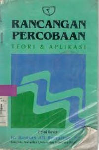 Rancangan percobaan : Teori & aplikasi