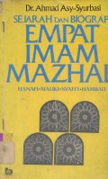 Sejarah dan Biografi Empat Imam Mazhab