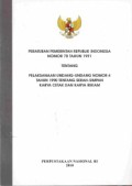 Peraturan Pemerintah RI Nomor 70 Tahun 1991Tentang Pelaksanaan UU Nomor 4 Tauhn Serah-Simpan Karya Cetak dan Karya Rekam
