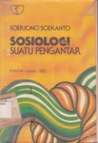Sosiologi Suatu Pengantar