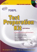TOEFL test preparation kit workbook