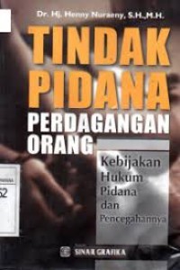 Tindak Pidana Perdagangan Orang