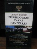 Undang-undang pengelolaan zakat dan wakaf