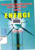 Undang-undang Republik Indonesia nomor 30 tahun 2007 tentang energi