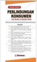 Undang-undang perlindungan konsumen (UU RI No. 8 tahun 1999)